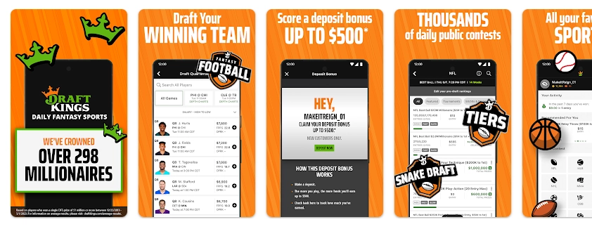 draftkings daily fantasy sports fake money