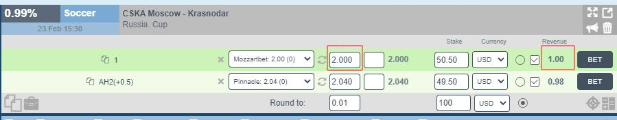 betburger used to find value bets