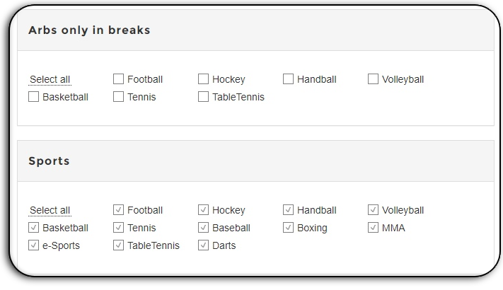 breaking bet sport scanned arbitrage scanner service software