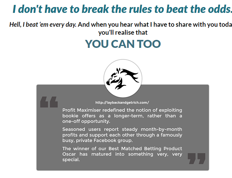 profit maximizer advantages for arbing